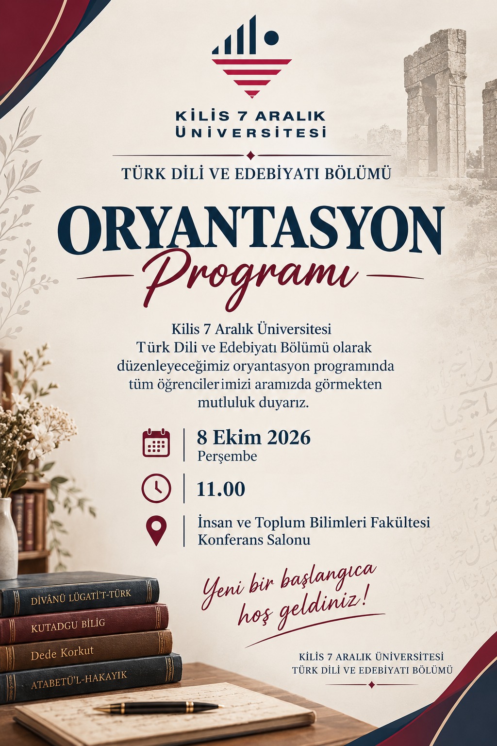 Türk Dili ve Edebiyatı Bölümünde Oryantasyon Programı Gerçekleştirildi
